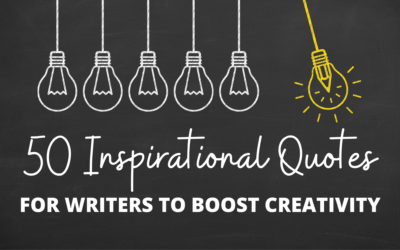 50 Inspirational Quotes for writers to boost creativity